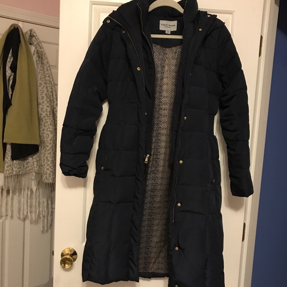 Cole Han Signature Navy Down Jacket - Picture 7 of 9